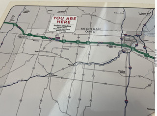 Ohio Turnpike map