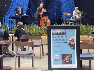 Luncheon Unplugged sign