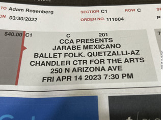 ticket for jarabe mexicano in chandler
