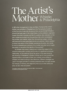 Philadelphia Museum of Art - Whistler's Mother sign
