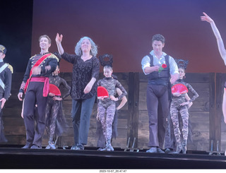 Philadelphia Ballet - Carmen - curtain calls with Beatrice Affron