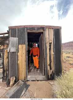 Happy Canyon airstrip -  old buildings and stuff + Adam