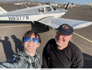 Happy Canyon airstrip -  Adam + N8377W