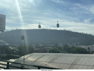 7 a24. drive to Teotihuacan - Mexicable gondola lift