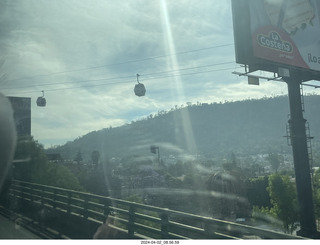 8 a24. drive to Teotihuacan - Mexicable gondola lift