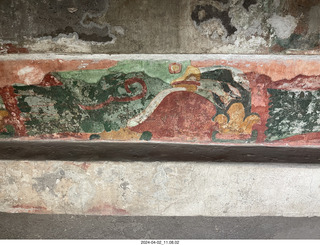 87 a24. Teotihuacan - Temple of the Moon - painting