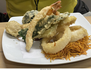 175 a24. tempura dinner