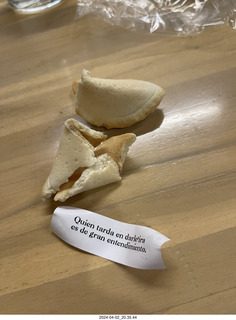 179 a24. my fortune cookie in Spanish