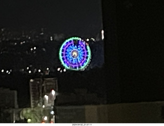 189 a24. Mexico City at night - cool ferris wheel in the distance