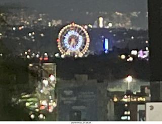 193 a24. Mexico City at night - cool ferris wheel in the distance