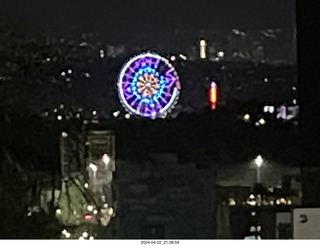 194 a24. Mexico City at night - cool ferris wheel in the distance