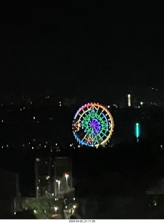 202 a24. Mexico City at night - cool ferris wheel in the distance