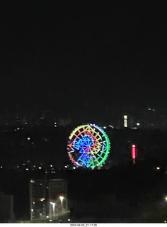 204 a24. Mexico City at night - cool ferris wheel in the distance