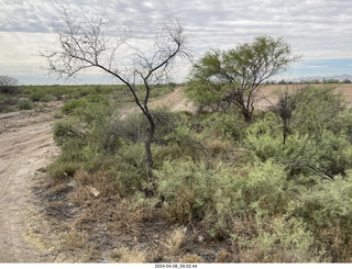 16 a24. Torreon - drive to eclipse site with cloudy skies