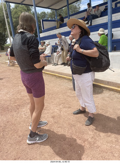 82 a24. Torreon eclipse day - Gwyneth Hueter and Deborah Marcus