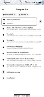 220 a24. Uber route