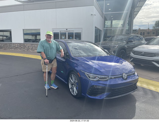 my new VW Golf R + Adam