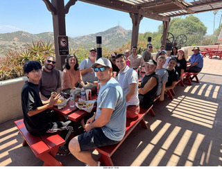pilots having lunch in Catalina