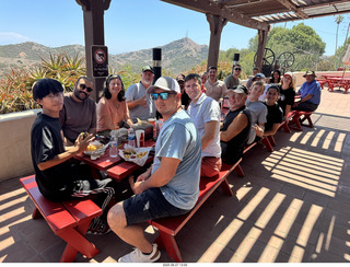 pilots having lunch in Catalina