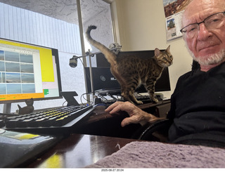 Lost Dog Wash hike - Adam shirtless