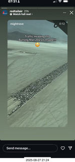 Instagram - Burning man picture
