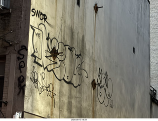 Midtown Manhattan grafitti