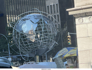 Midtown Manhattan - globe sculpture