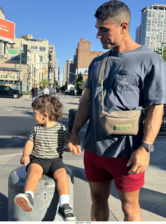 Midtown Manhattan apartment - Anthony Jr. and my cane