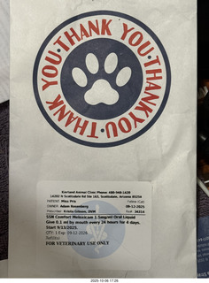 Krista Gibson vet thank-you