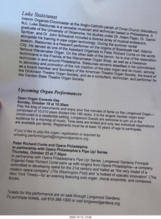 Longwood Gardens - organ program