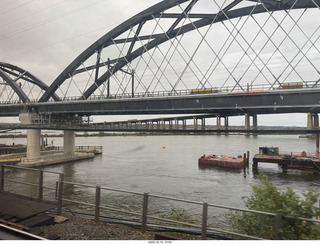 view from the train in Philadephia