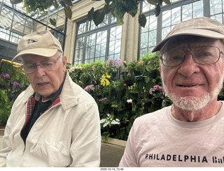 John Schubel and Adam at Longwood Gardens