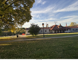 view from the train in Philadephia