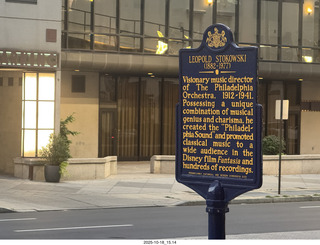 Philadelphia - Academy of Music - Stokowski sign