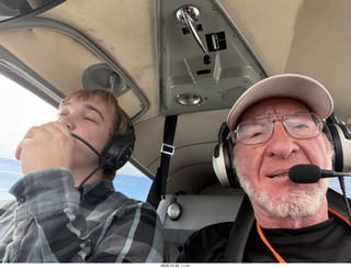 74 a2n. Tyler and Adam flying N8377W