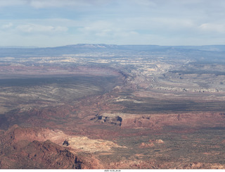 217 a2n. TF - aerial Vermillian Cliffs, Utah