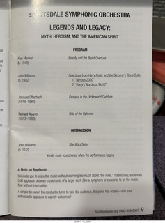 Symphony Hall - The Phoenix Symphony program