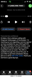 Chapman VW service offer