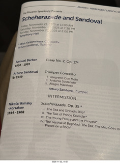 Phoenix Symphony program