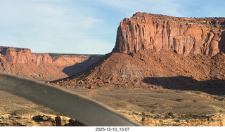 189 a2q. Utah - aerial - Happy Canyon landing with prop