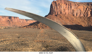 191 a2q. Utah - aerial - Happy Canyon landing with prop