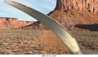 194 a2q. Utah - aerial - Happy Canyon landing with prop