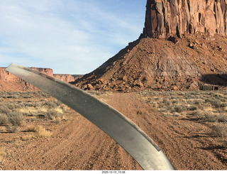 201 a2q. Utah - aerial - Happy Canyon landing with prop