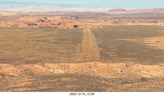 274 a2q. aerial - Utah - backcountry flying - airstrip