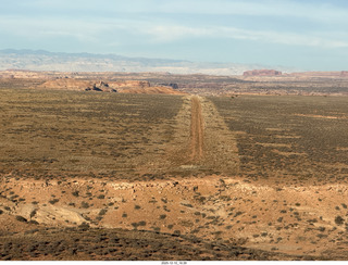347 a2q. aerial - Utah - backcountry flying -  airstrip