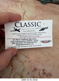 436 a2q. Utah - Page - Classic Aviation card