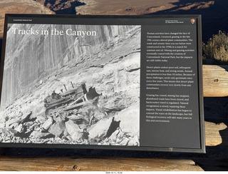 380 a2q. Utah - Canyonlands National Park - Buck Overlook sign