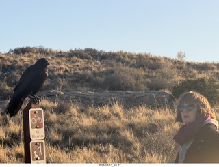 460 a2q. Utah - Canyonlands National Park - raven and Heather
