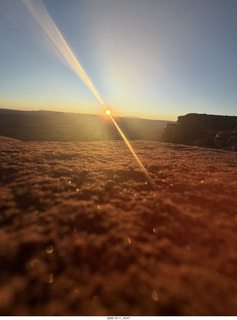 504 a2q. Utah - Canyonlands National Park - Green River Overlook - sunset