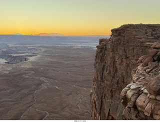 514 a2q. Utah - Canyonlands National Park - Green River Overlook - sunset